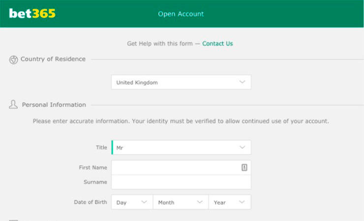 How to Register an Account on Bet365