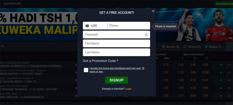 try betting 